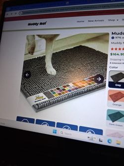 Huge Gray Muddy Mat 3 Ft X 10 Ft, NEW