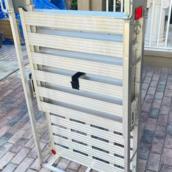 Hitch Aluminum cargo carrier with Folding Ramp