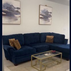 Blue Sectional 