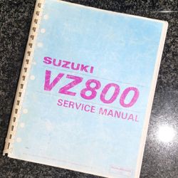 Suzuki VZ800 (99,00,01,02) Service Manual 99(contact info removed)4-03E Motorcycle
