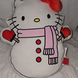 Hello Kitty SNOWMAN pillow