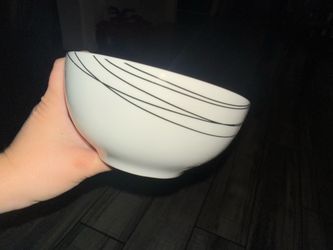 4 piece Striped Blue Harbor Bowls