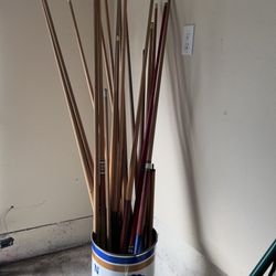 Pool Sticks - Bar Cues