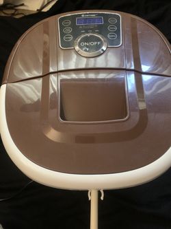 Costway Portable Electric Foot Spa Bath Shiatsu Roller Motorized Massager Fast Heating