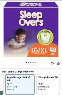 Sleep Over Diapers Size xL