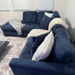 Blue Sectional Couch