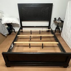 Queen  Oak Wooden Bed frame 