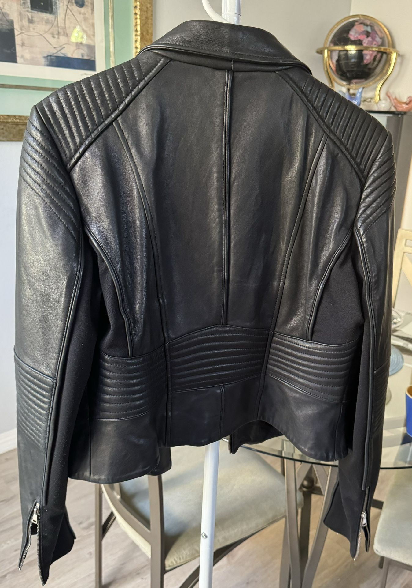 Bebe Moto Leather Jacket