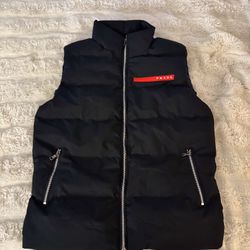 Men’s Black Prada Vest Size M/L $200 Price Is Firm 