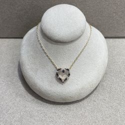 Chain With Heart Pendant 