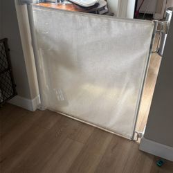 White Retractable gate (like The One Viewed Here)