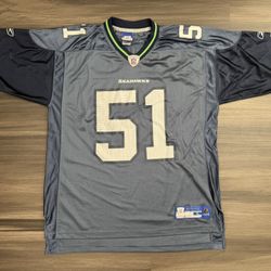 Reebok Seattle Seahawks Lofa Tatupu #51 NFL Football Jersey Men's Size Large 