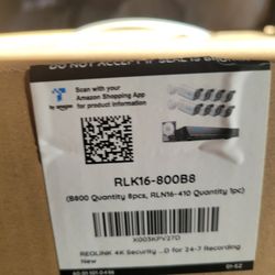 Reolink 4K Security Camera System – NEW (RLK16-800B8)