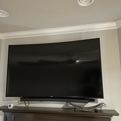 66” Curved Samsung Smart TV