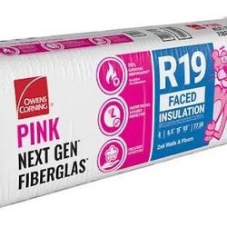 R19 Insulation Owen’s Corning Faced 