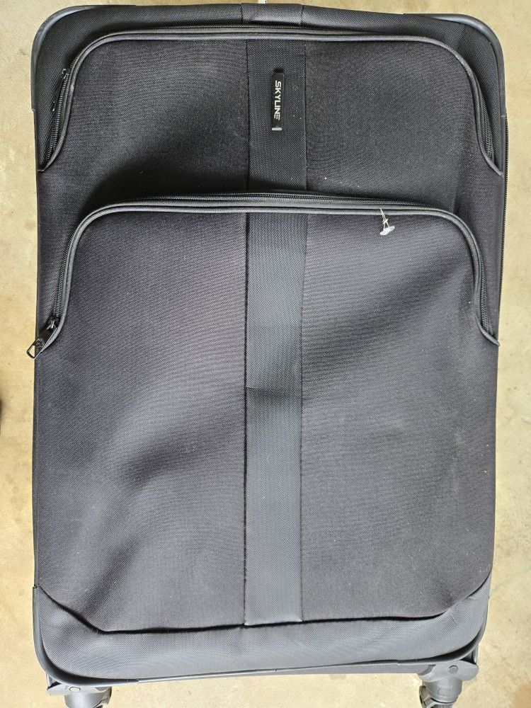 Skyline Softside 3-Piece Spinner Luggage Set - Black
