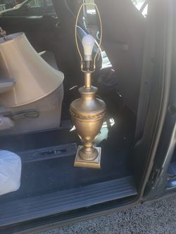 Beautiful Heavy Rustic Lamp 