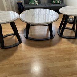 center table & 2 side table 