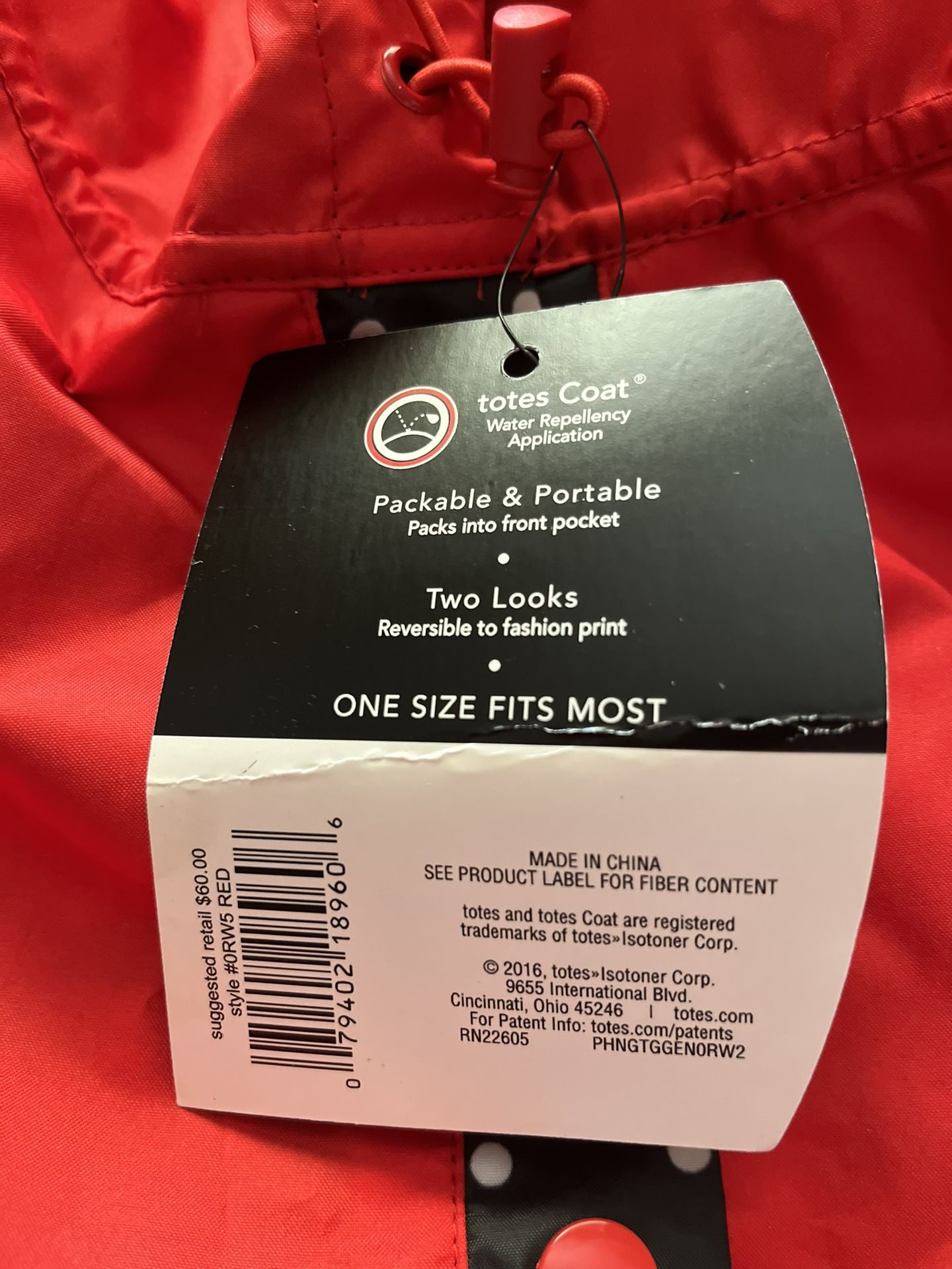 LADYS RAIN JACKET NEVER WORN