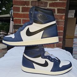 Nike Air Jordan 1 Retro High OG Obsidian UNC 2019 Midnight Navy DZ5485-401 size 11M