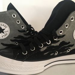Converse Men’s Chuck Taylor Black/ Gray Size 7