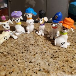 Dalmatas Vintage Figurines Lot Of 6