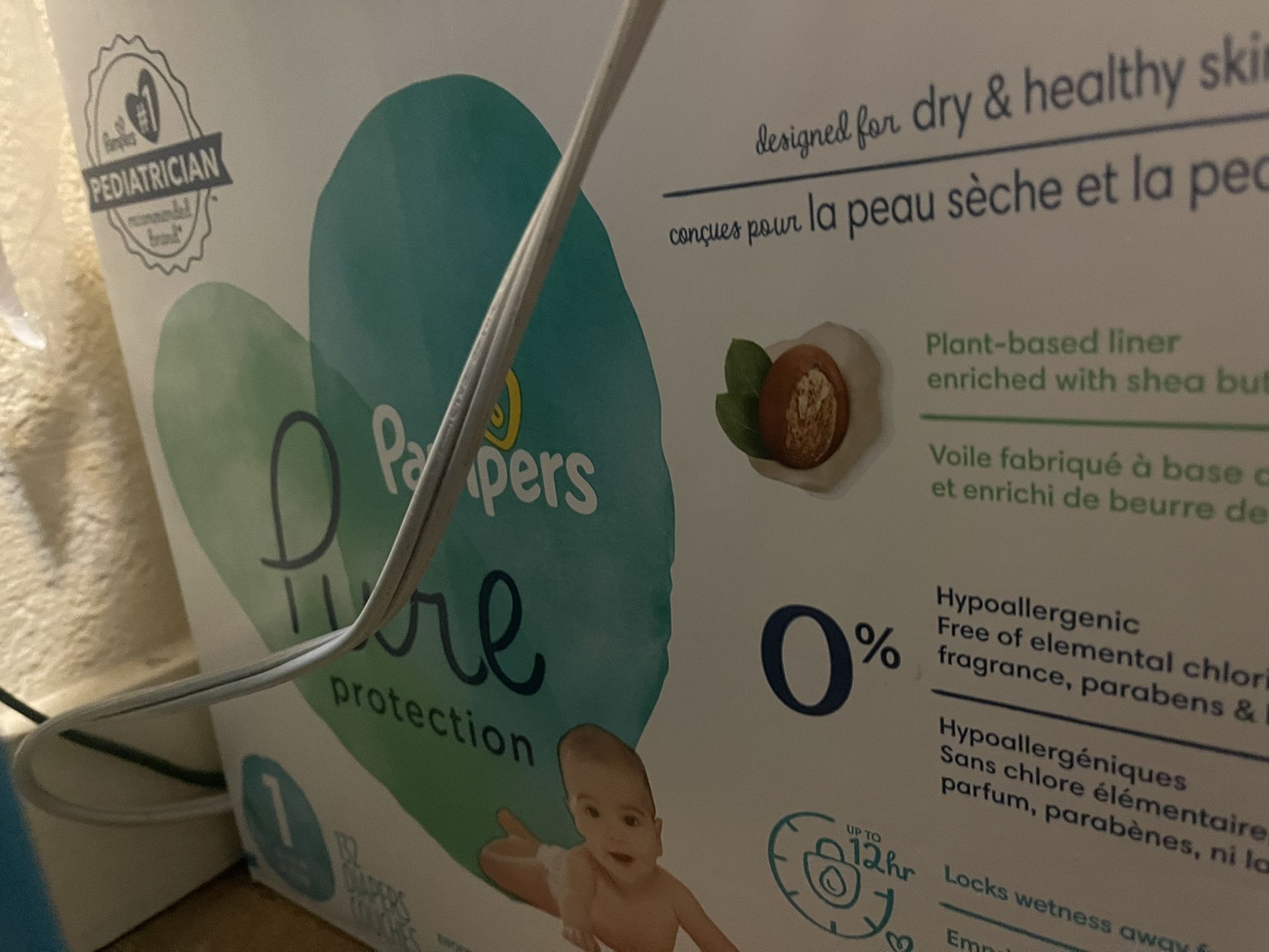 Box Of Unopened Diapers Number One 