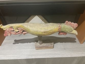 Rooster Wood Decor