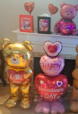 Giant valentines balloon $25 love. Bo
