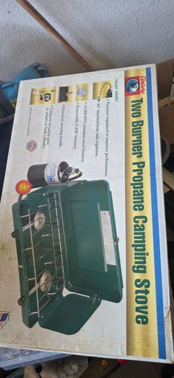 Two burner camping stove