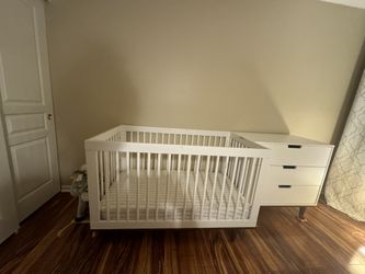 Crib And Large Dresser