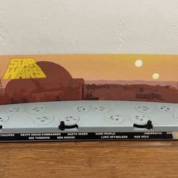 Vintage Kenner Star Wars 12-Figure Display Stand (Custom Backdrop)
