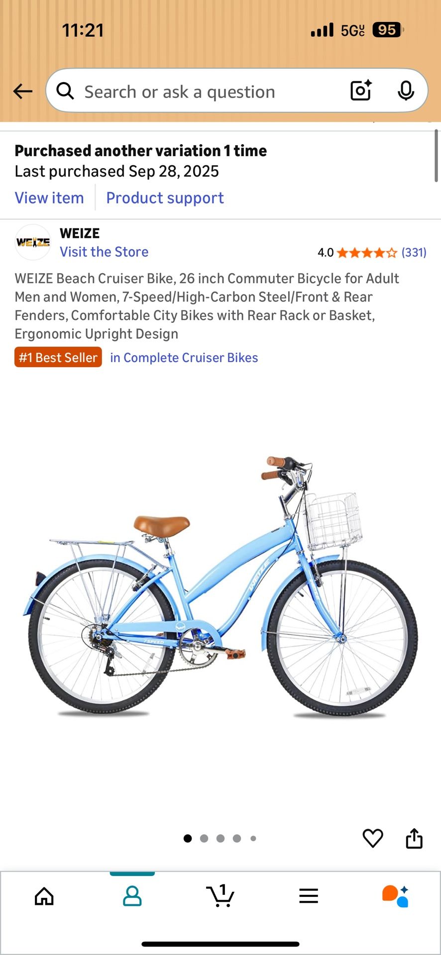 WEIZE Bike