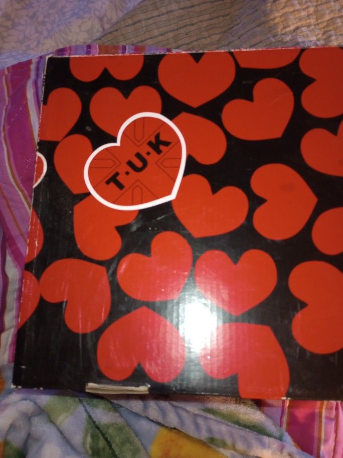 T.U.k Chunky Kitty Heels Size 10 