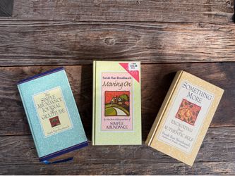 Simple Abundance by Sarah Ban Breathnach trio of 3 books
