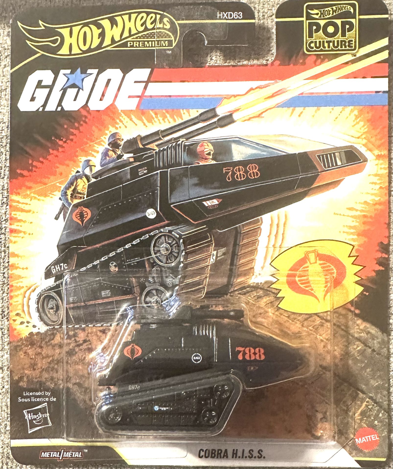 2025 Mattel Hot Wheels Pop Culture G.I.Joe Cobra H.I.S.S