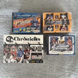 Panini football Bundle (2021 and 2024) Sealed Boxes New