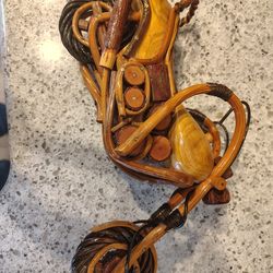 Hand Crafted Wooden Motorcycle