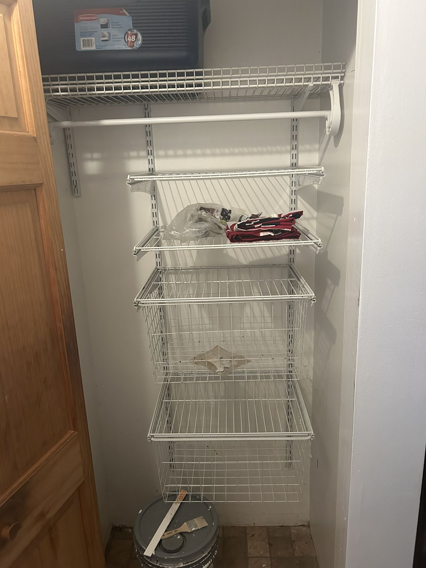 Wire Shelving Closet Organization All for $50
