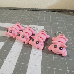 3d Printed Pigs Keychains $6 Each