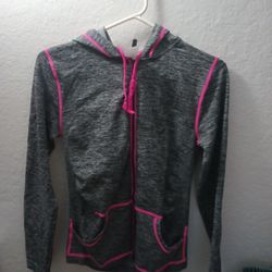Grey Jacket With Pink Lining