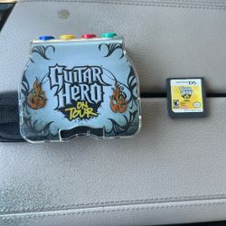 Guitar Hero on Tour Nintendo DS Game And Controller