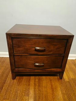 Wood Nightstand