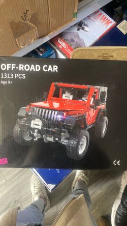 Off road car assemble building blocks toys