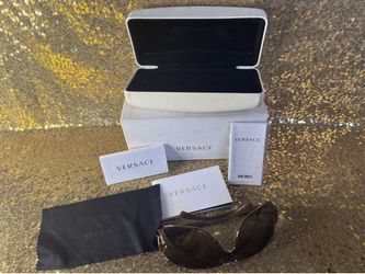 Lentes de Sol Versace Originales - Set Completo con Estuche y Caja