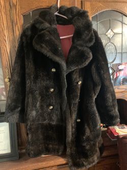 Fur Coat Brand New Size Medium