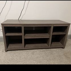 Light Brown Wooden Tv Stand