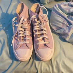 Purple Thick Sole Converse- Size 7