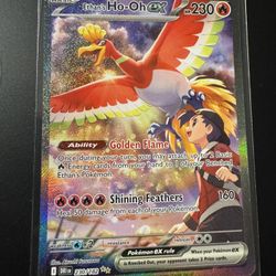 Ethan’s Ho-Oh ex Special illustration Rare (230/182) Destined Rivals Pokemon TCG