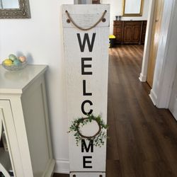 Welcome Sign- Reversible 